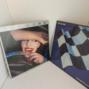The Cars Lot Of 2 Vinyl Albums Panorama 1980 Self Titled 1978 Pre-Owned